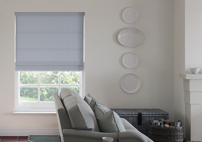 Carina, Cadet Blue - Roman Blind - Image 3